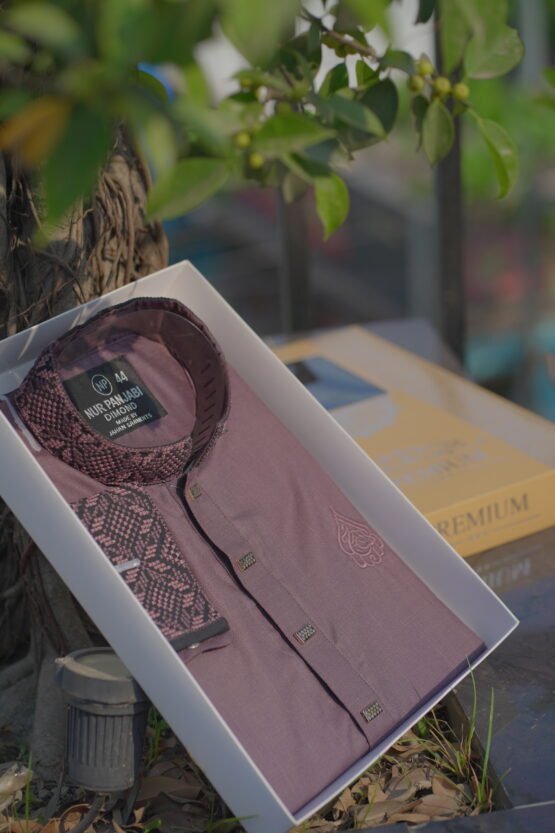 Premium Royal Light Purple Panjabi